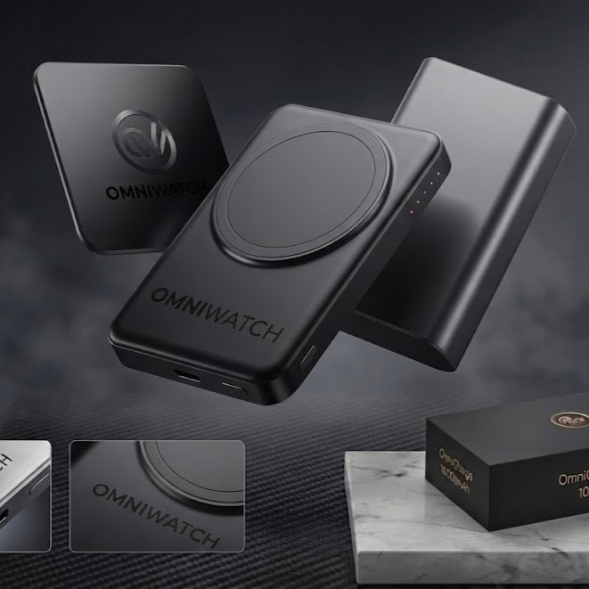 Sạc Dự Phòng Không Dây OmniCharge Travel 10000mAh - Sạc Nhanh Magnetic Cao Cấp Cho Smartwatch & Điện Thoại - Ảnh 7