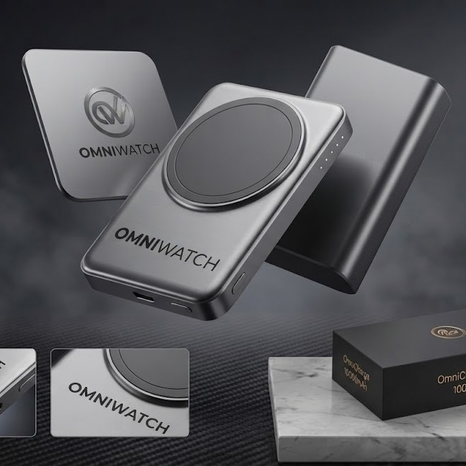 Sạc Dự Phòng Không Dây OmniCharge Travel 10000mAh - Sạc Nhanh Magnetic Cao Cấp Cho Smartwatch & Điện Thoại - Ảnh 4
