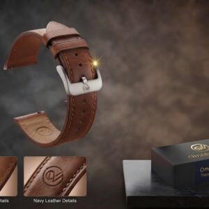 dây đeo đồng hồ da thật omniwatch cassic