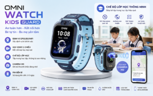 Đồng hồ thông minh trẻ em OmniWatch Kids Guard có camera